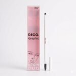 DECO. Graphic Brow Duo eyebrow brush in white