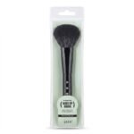 Black powder makeup brush with embellished handle. - Image 4