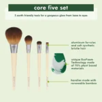 EcoTools makeup brushes and a sponge in its packaging - Image 3