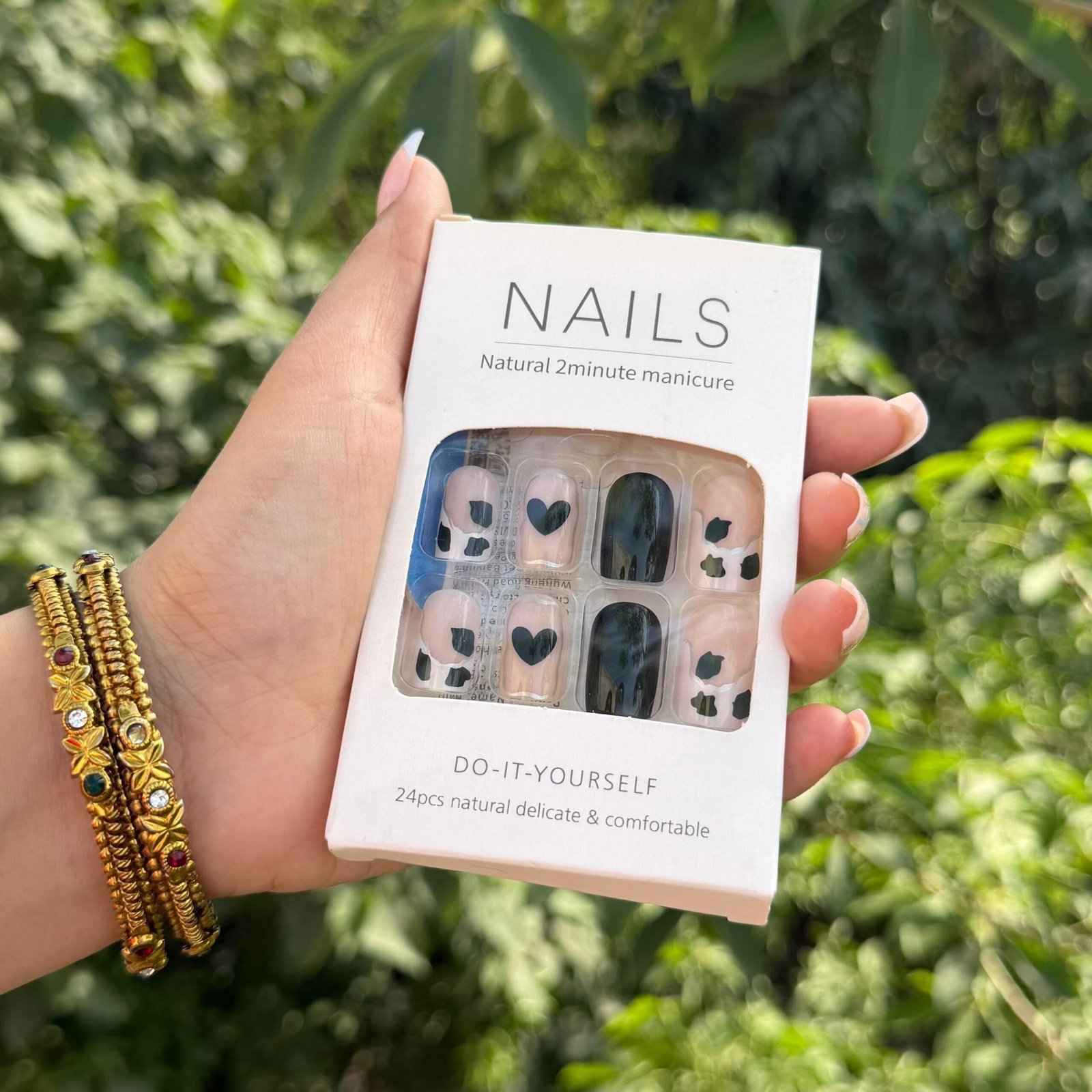 Untitled design (25) False Nails - 24 Pieces Best High-quality Artificial Nails - Image 1