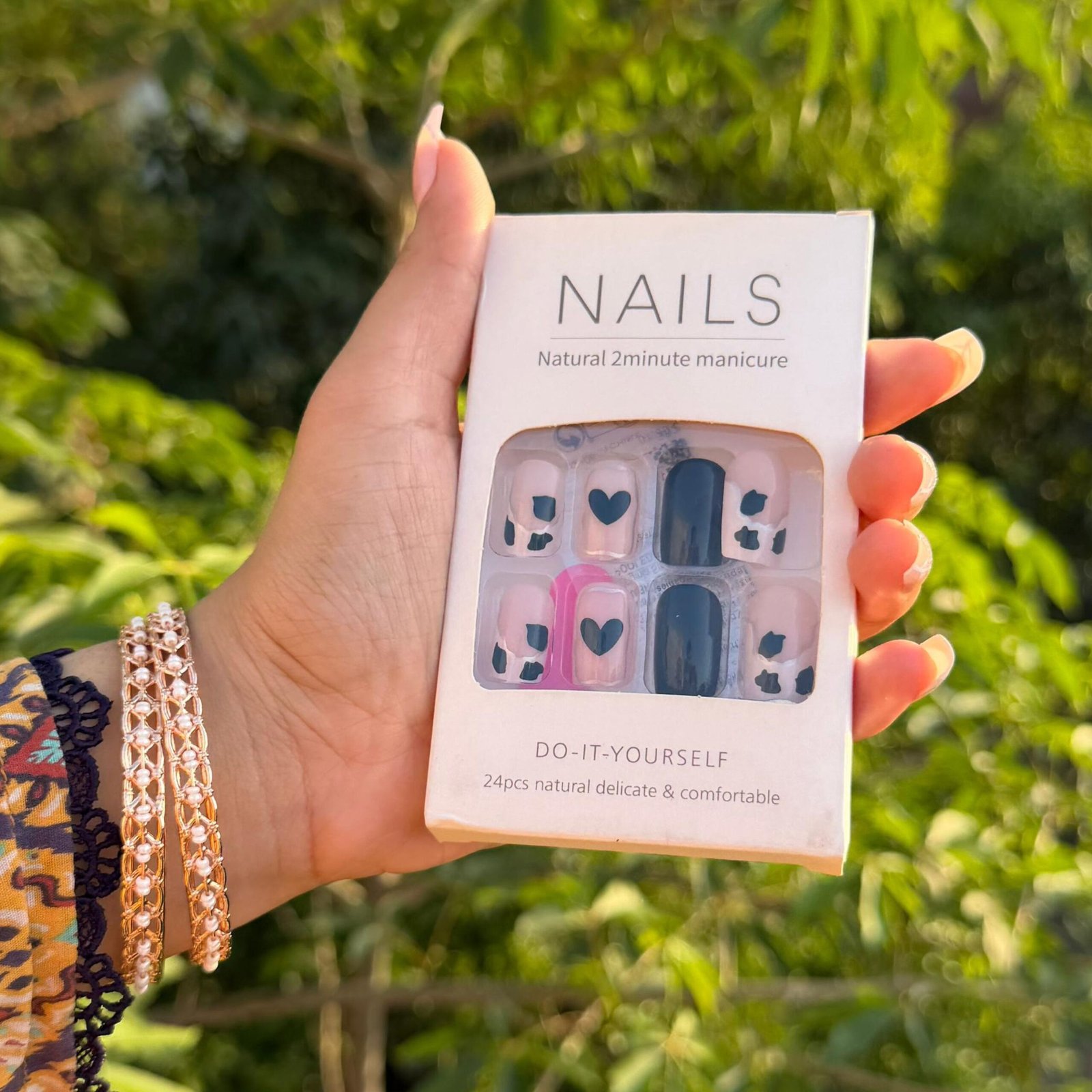 Untitled design (3) False Nails - 24 Pieces Best High-quality Artificial Nails - Image 1