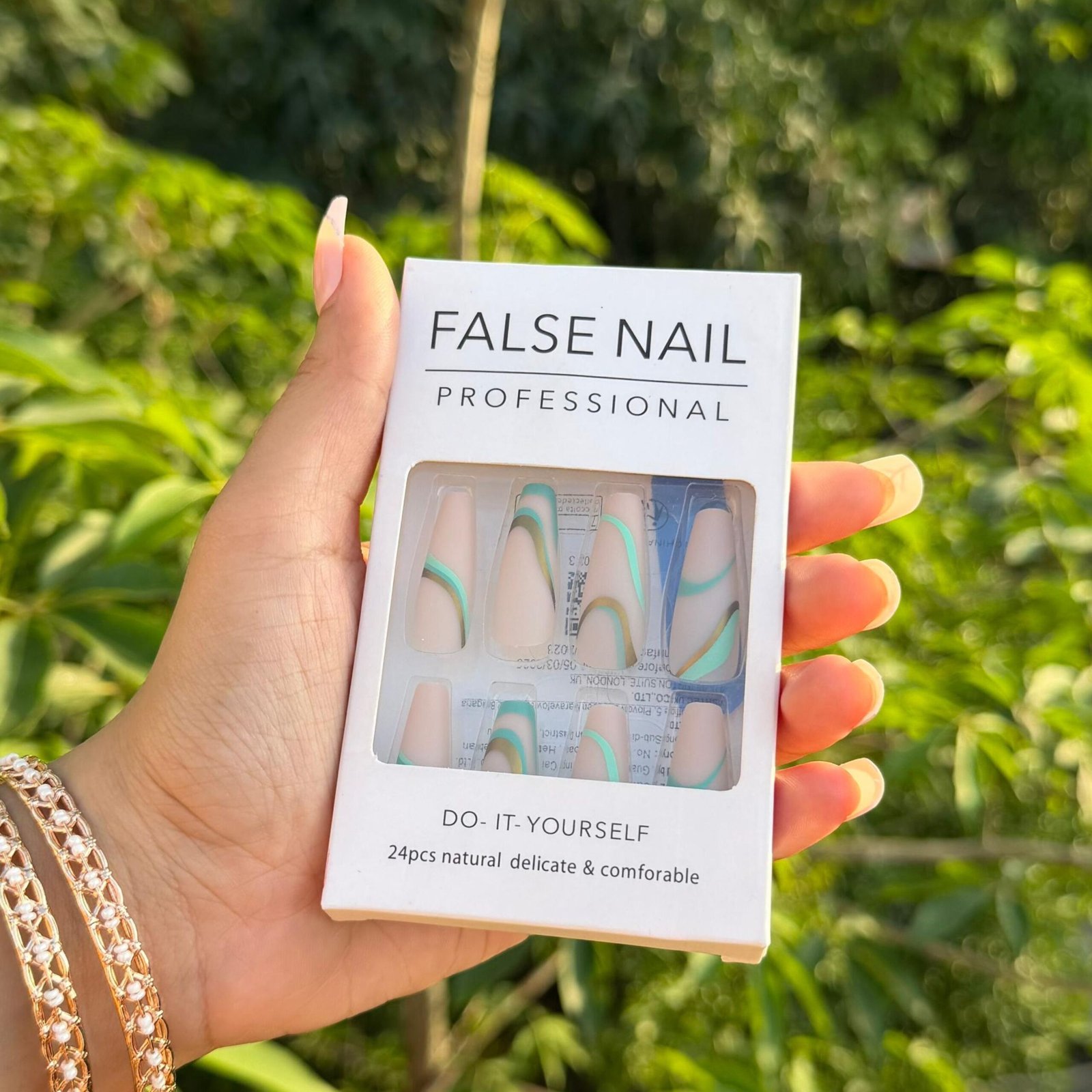 Untitled design False Nails - 24 Pieces Best High-quality Artificial Nails - Image 1