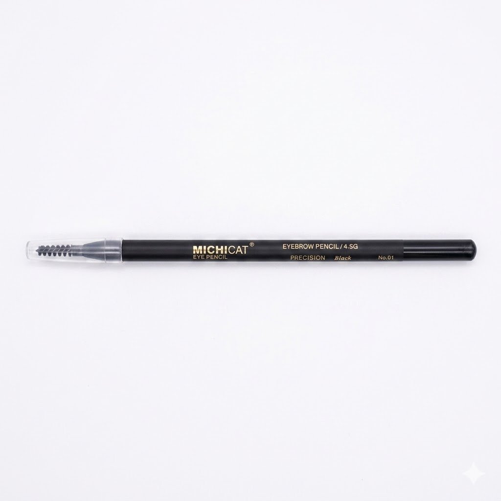 a0bd9d38-f4a5-4b40-89ae-84a6e05f7606 Michicat Precision Eyebrow Pencil - Black - Image 1