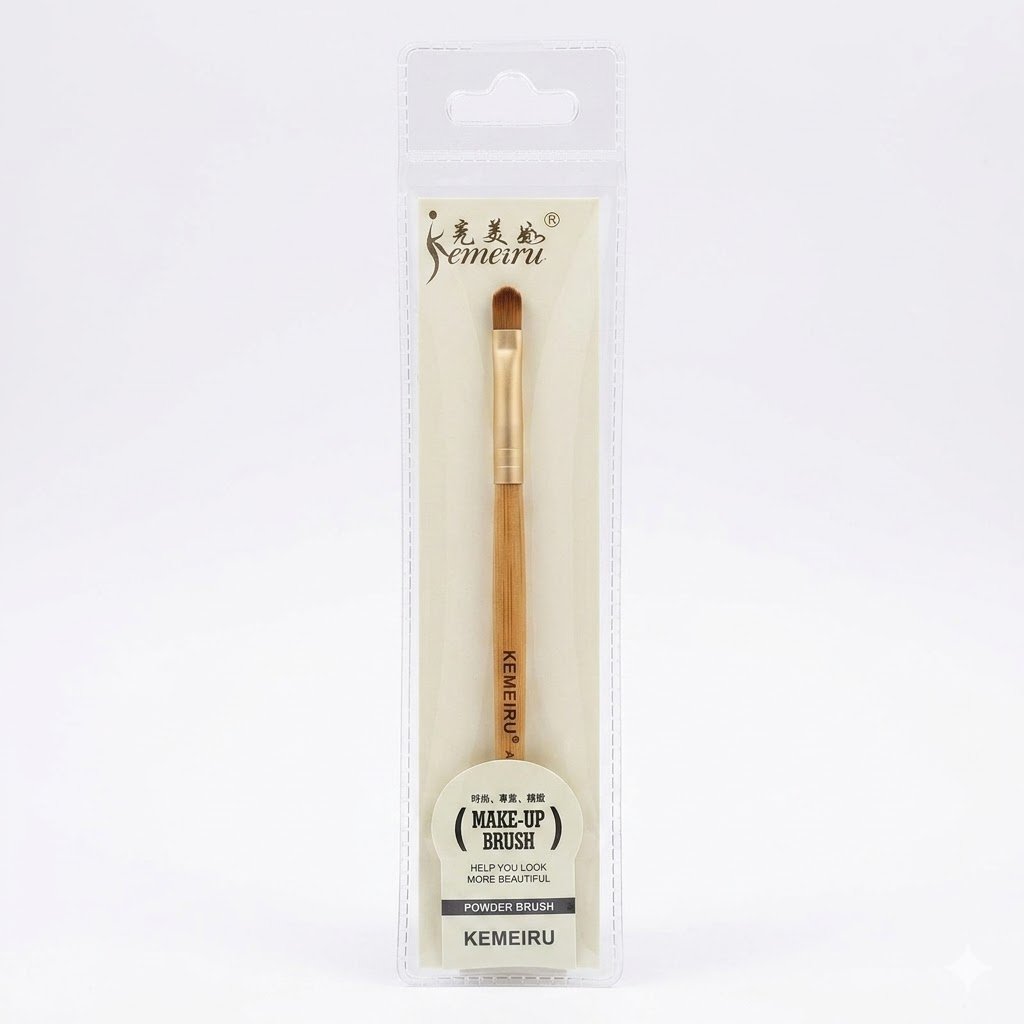 ab7b8070-928a-4c18-a884-805736f42129 Premium Powder Cosmetic Brush for Flawless Blending - Image 1