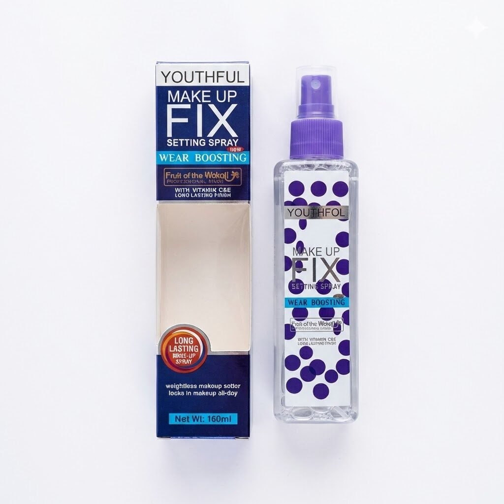 d3850443-47ae-476f-89a2-a7b9b5ffd528 Youthful Makeup Fix Wear Boosting Spray - Image 1